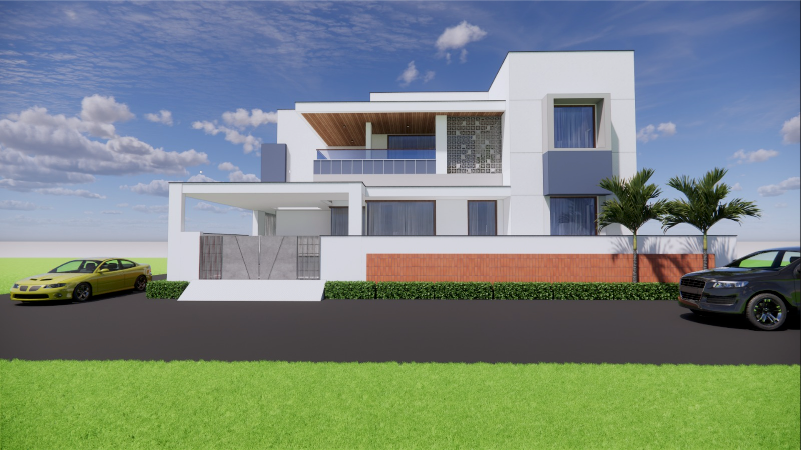 Modern interior project view